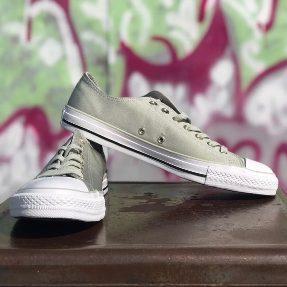 Converse CTAS OX Boardwalk Surplus Green Sneakers - Picture 2 of 9